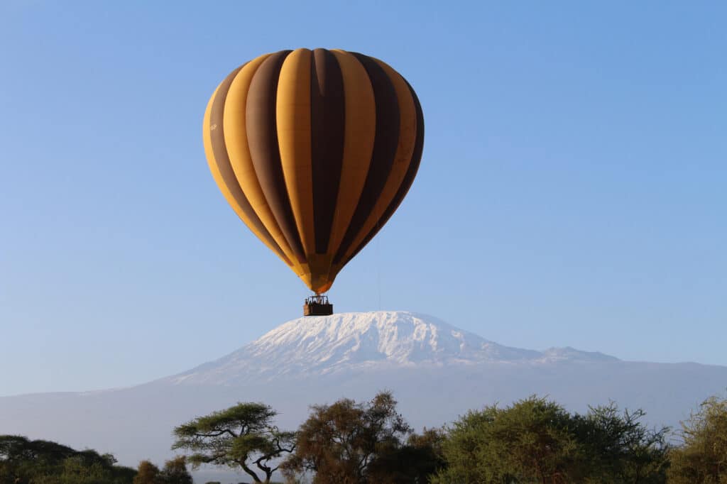 Hot Air Balloon Safari in Amboseli